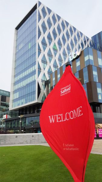 University of Salford - Lantern Banners