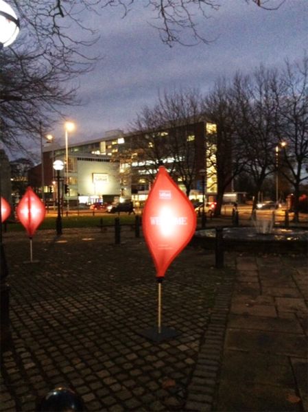 University of Salford - Lantern Banners