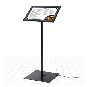 Lockable Menu Display Case