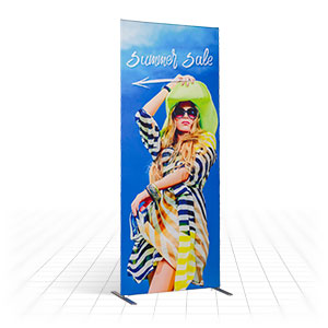 Double-sided Fabric Banner Stand