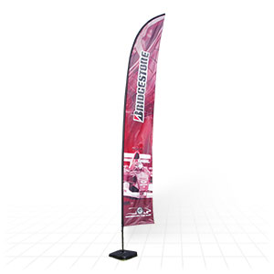 Extra tall Sail Banner available 6.7m high