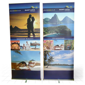 Zap D2 intensive use single sided roll up banner stand