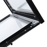 Black Menuboard with 2 × A4 Showcase (Hinge)