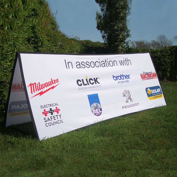 Rectangular Pop Out Banner [NICEIC]