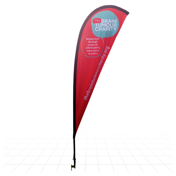 Teardrop Banner [The Brain Tumour Charity]